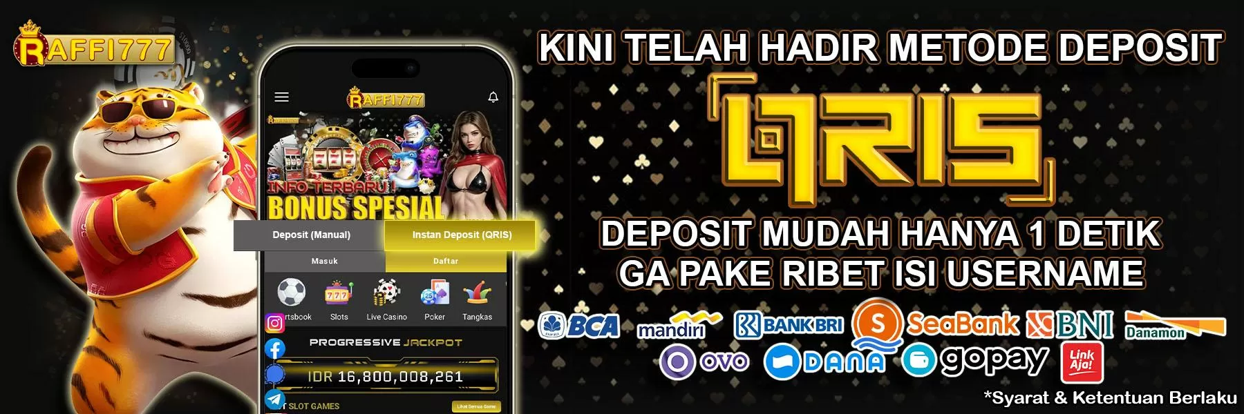 Banner QRIS Raffi777